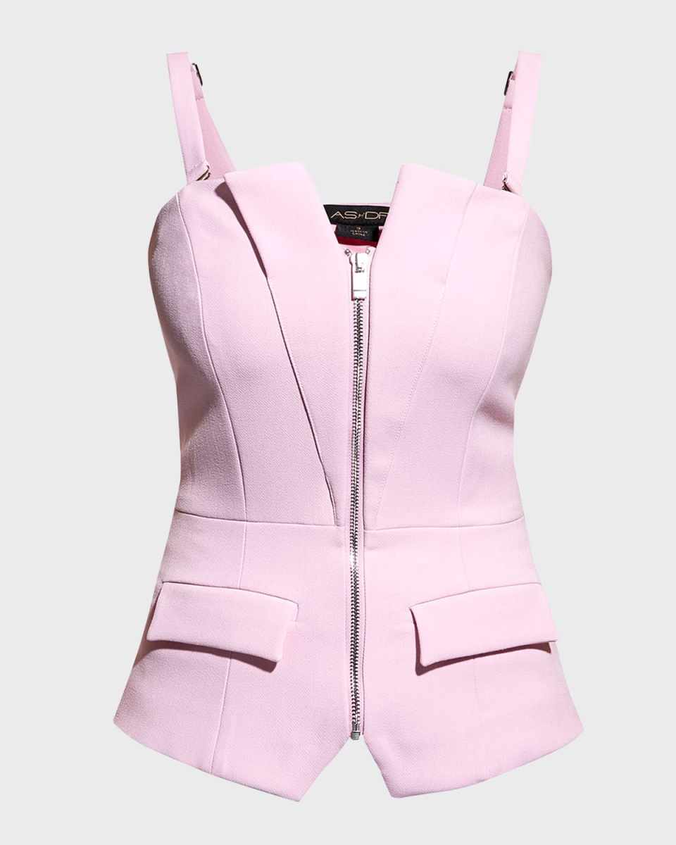 Monica Structured Twill Top